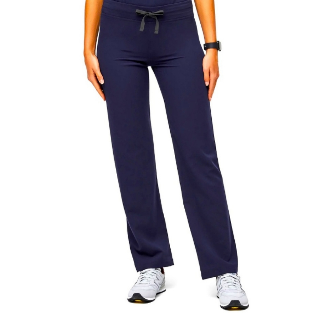 Figs Navy Straight Leg Pants